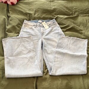 Good American Light Blue Flare Jeans